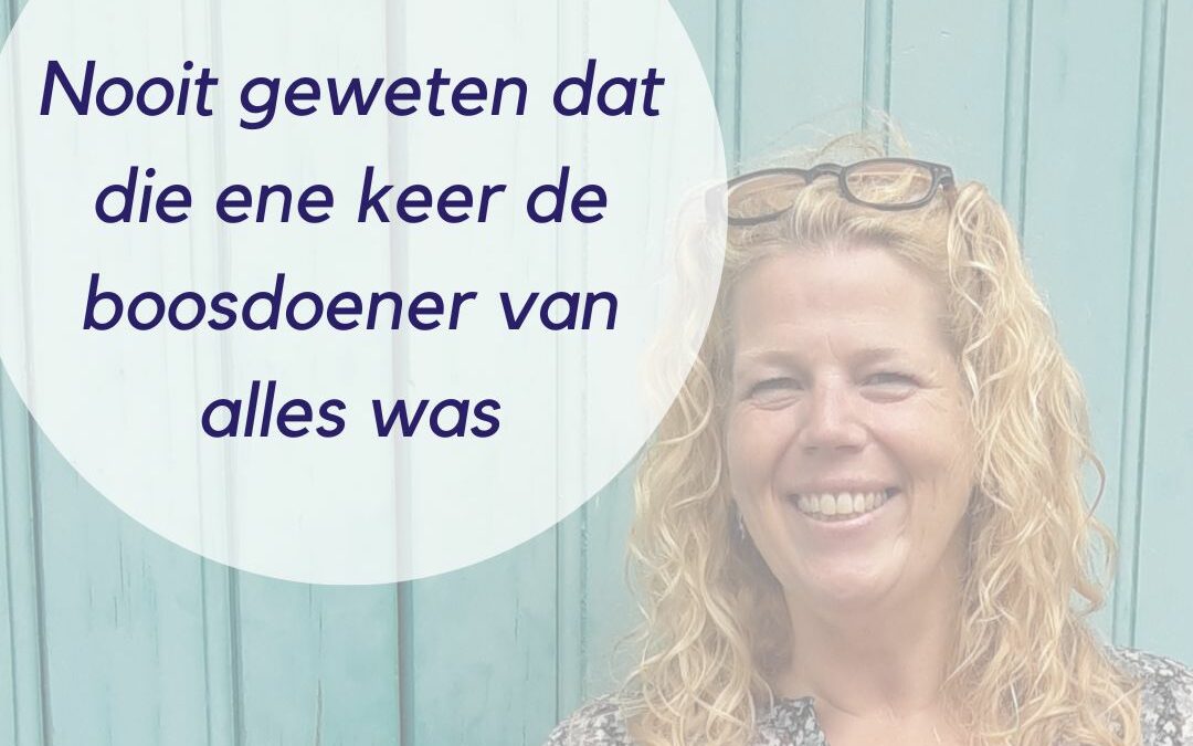 Die ene keer is de boosdoener