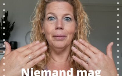 Niemand mag het merken